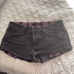 Stylish Black Denim Women's Shorts